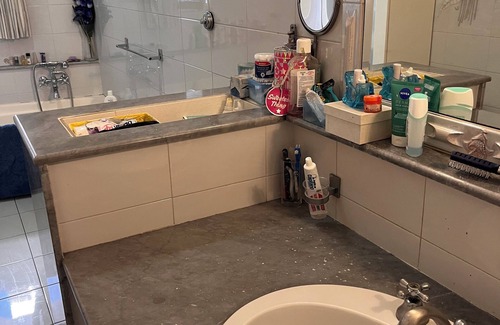 Rione Sanita Casa | Large room with private bathroom in apartment shared with host