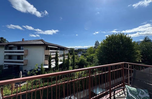 Allinges Apartamento | Gran estudio en Thonon, cerca del lago con parking