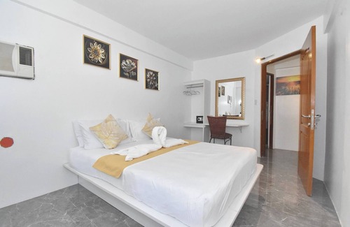 Boracay Island Casa | Cocina de la suite Tropical Garden A 2 minutos de White Beach