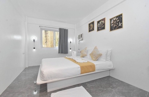 Boracay Island Casa | Cocina de la suite Tropical Garden A 2 minutos de White Beach