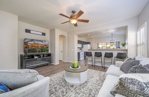 Villages At Queen Creek Casa | Las Polinas Golf Course! Putting Green, Hot Tub, Outdoor Kitchen & TV!
