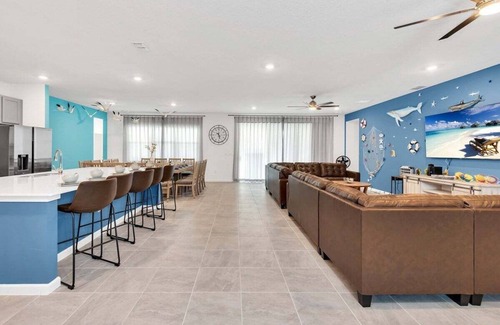 Kissimmee Villa | Last Minute Disney! Private Pool, Game Room & Themed Bedrooms. Book Now! #118563
