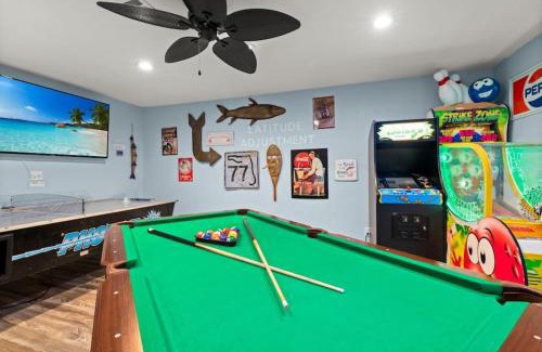 Open Sands Casa | Latitude Adjustment - Private Pool, Game Room, Spacious Home, Pets OK, 5 Min Walk to Beach!