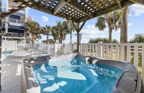 Crescent Beach Casa | Lavish Accessible, On Ocean, 4 King Beds, Huge Private Pool, Yard, Spa, Patio, BBQ, & Game Tables