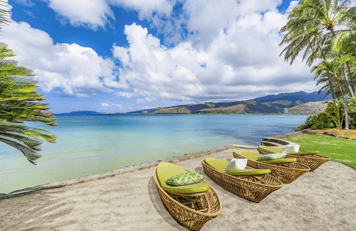 Portlock Casa | Casa frente al mar de 5 hab con hermosas vistas del atardecer, piscina y aire acondicionado. Hale Kai Portlock