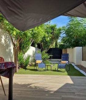 Balaruc-les-Bains Casa | Le 36 - Maison COSY - Jardin privatif