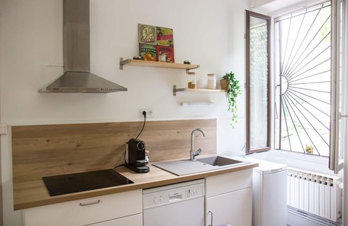 Quartier Chorier-Berriat Apartamento | Le 62 🌟spacious T2🌟 JARDIN🌴 parking & streetcar 💕