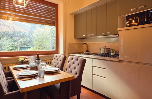 Perugia Apartamento | LE BALZE Studio apartment (for 2+2 children) in villa with pool just outside Perugia