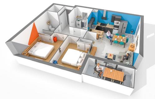 Colomiers Apartamento | Le Beluga XL - Confort et proximité Airbus