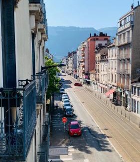 Quartier Chorier-Berriat Apartamento | Le Berriat, proche Gare-CCI-GEM