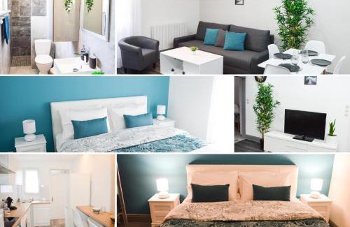 Saint Joseph/Mittelharth Apartamento | Le Blue St Léon : 2 pièces COZY Lit King Size WIFI