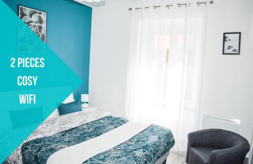 Saint Joseph/Mittelharth Apartamento | Le Blue St Léon : 2 pièces COZY Lit King Size WIFI