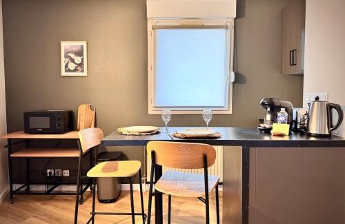 Cleunay Apartamento | Le BraSeo, nice studio with parking in Rennes
