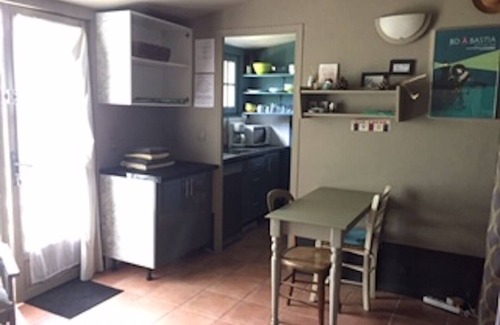Bastia Apartamento | Le Cabanon 2-person studio cottage with sea view and infinity pool.