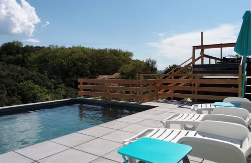 Lagorce Villa | Casa de campo Le Cade ☆☆☆☆ con piscina climatizada, cerca de las gargantas de l'Ardèche
