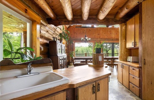 Sainte-Beatrix Chalet De Esquí | Le Chalet Inuksuk - Cabaña de troncos, Frente al lago y Spa