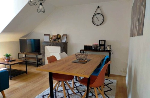 Miroir - Batignolles Apartamento | "Le Ciel de Leboindre" 2bed station & center Free Park