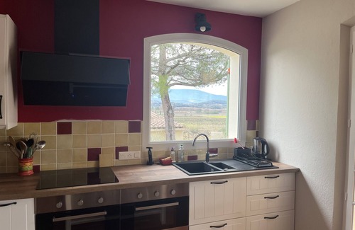 Roaix Casa | Le Clos des Pins, vue Mont Ventoux