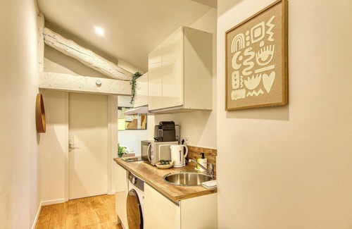 5th Arrondissement Apartamento | Le Cocon - Appart climatisé, cœur de Lyon 5ème