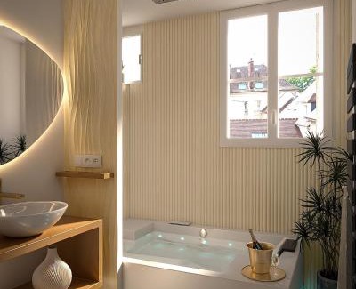 Centre Ville Apartamento | Le Cocon Diamant Jacuzzi & Sauna