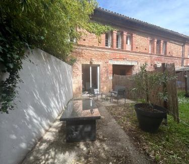 Grisolles Apartamento | Le cosy Balat Biel RDC jardin spacieux