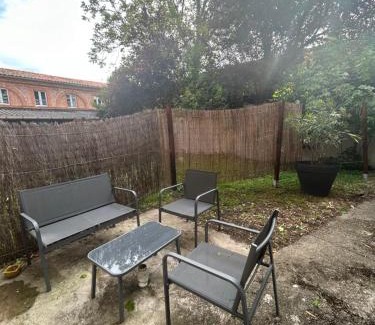 Grisolles Apartamento | Le cosy Balat Biel RDC jardin spacieux