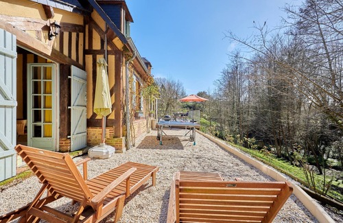 Tourville-en-Auge Casa | Le Cottage de la Fontaine Ruante - Grand Jardin