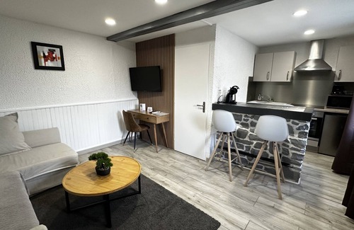 Grandvillers Cabaña | Gîte-du Chêne-Baño Privado-Vista a la Piscina