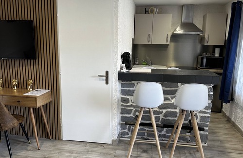 Grandvillers Cabaña | Gîte-du Chêne-Baño Privado-Vista a la Piscina