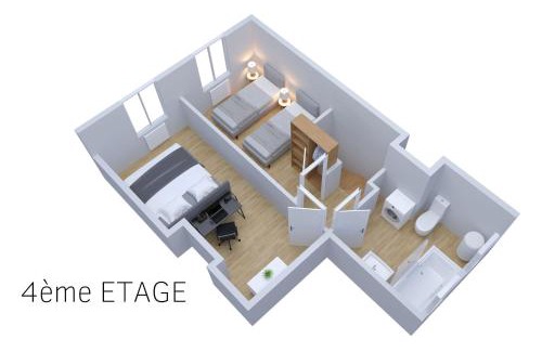 Thiers Apartamento | Le Double Pirou # 2 Appartements # Halte Auvergne