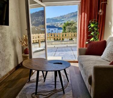Granges-Aumontzey Apartamento | Le Duplex du Parc - Terrasse