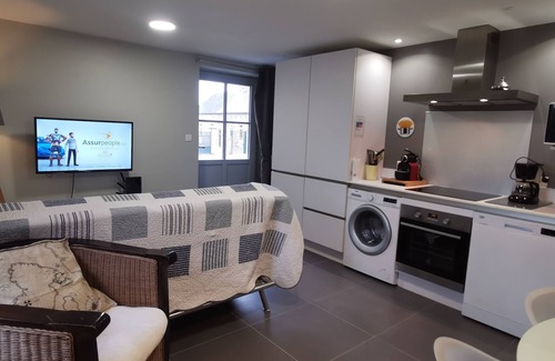 Mont-Dol Cabaña | Le Fournil-Gîte-Apartamento-Baño con bañera