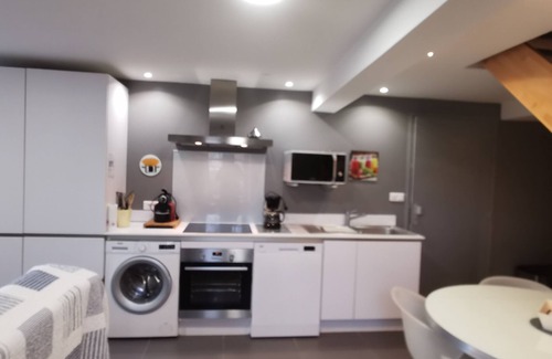 Mont-Dol Cabaña | Le Fournil-Gîte-Apartamento-Baño con bañera