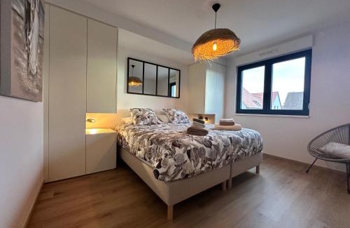 Meistratzheim Apartamento | Le Havre de Paix - Proche Obernai - Gite 4 étoiles - Terrasse & Parking privés