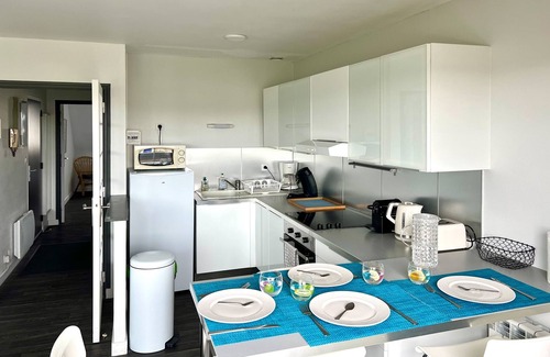 Saint-Ideuc Apartamento | LE HYGGE - Bel apt avec terrasse, 150 m de la plage