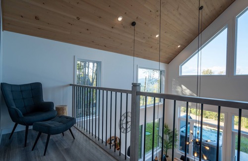 Saint Come Chalet De Esquí | Le JEM Saint-Côme | Hot Tub | Panoramic view
