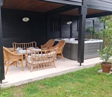 Biscarrosse Casa | Le Lodge de l'océan - Maison familiale en bois neuve - Piscine chauffée