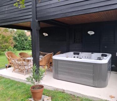 Biscarrosse Casa | Le Lodge de l'océan - Maison familiale en bois neuve - Piscine chauffée