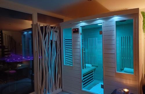 Jarville-la-Malgrange Apartamento | Le LOFT, MoonLOVE, Jacuzzi et sauna privatifs sur terrasse, 120m2