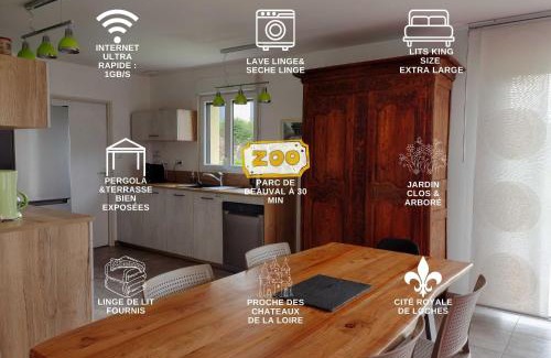 Loches Casa | Le Logis d'Emeric avec paisible jardin Clos&Arboré