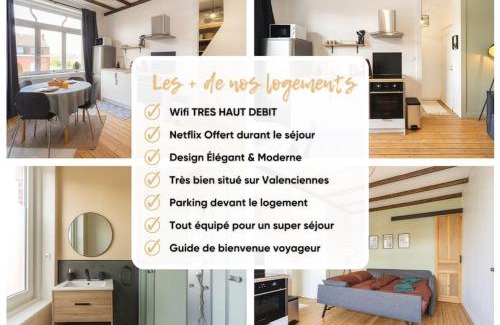 Valenciennes Apartamento | LE LUXUEUX - Netflix I WIFI I CENTRE - Design & Cosy