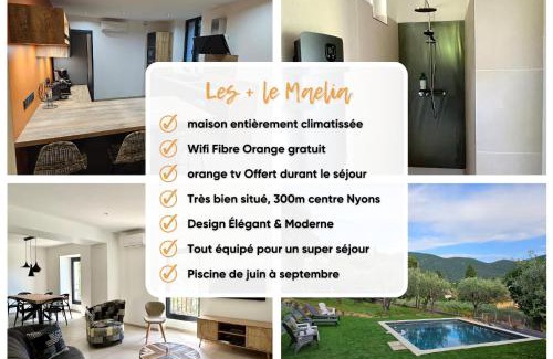 Nyons Casa | Le Maëlia gîte 5 étoiles