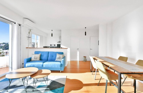 Carnot Apartamento | Le Marine vue mer avec joli terrasse