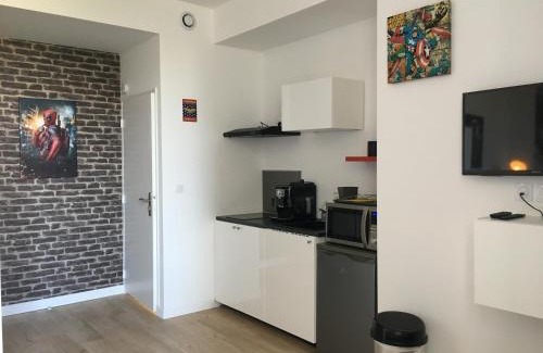 Centre Ville Apartamento | Le Marvel centre la Brèche wifi vue jardin