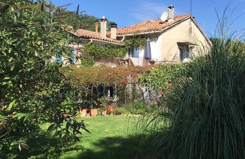 Chamborigaud Cabaña | "Le Mazet" Alojamiento en casa carractère jardín XVIII, piscina
