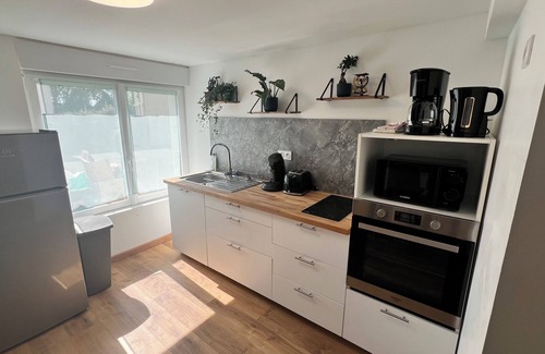 Rosporden Apartamento | Le Minaouet Studio Paisible Wifi