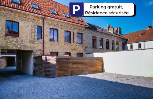 Saint-Omer Apartamento | Le Moment Bien-Être - jacuzzi privatif, terrasse et parking gratuit au centre de Saint-Omer