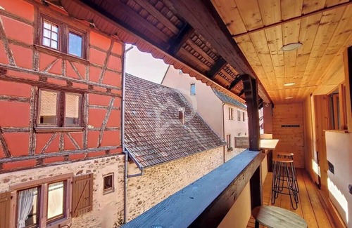 Eguisheim Apartamento | Le Nature d'Eguisheim, Le Nature, avec terrasse calme et parking privé au cœur médiéval d'Eguisheim
