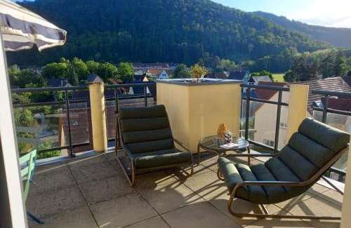 Kaysersberg-Vignoble Apartamento | Le panorama - Appartement meublé 5 pièces cuisine salle de bain