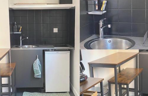 Faubourg-Raines Apartamento | Le petit Canal de Bourgogne : Joli studio au centre Dijonnais